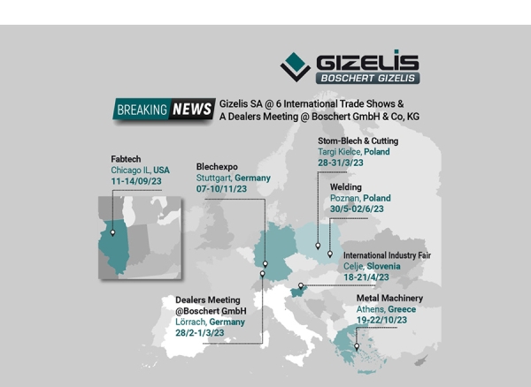 Gizelis SA travels Europe &amp; USA!